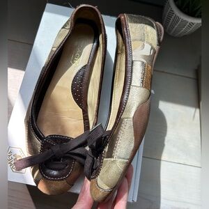 Cute and unique Coach flat shoes